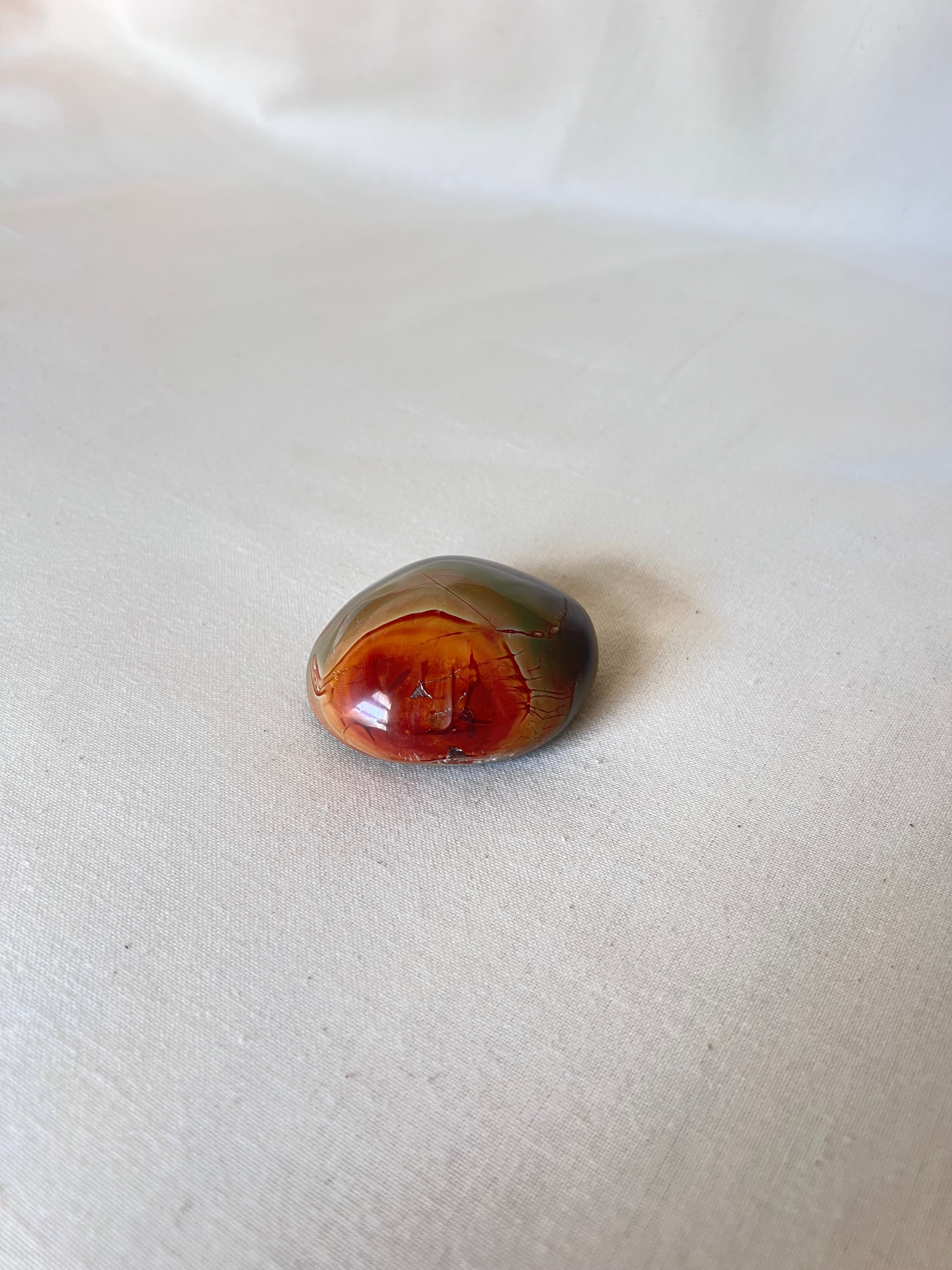 Grounding Jasper Palm Stone