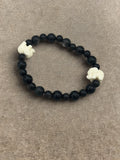 Midnight Aura Elephant Bracelet
